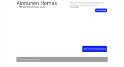 Desktop Screenshot of kinnunenhomes.com